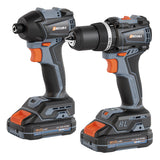 Kit Profissional Parafusadeira Furadeira de Impacto e Parafusadeira Impacto Brushless Ancora Tools c/ 126 Acessórios