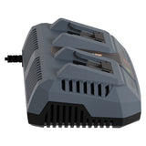 Carregador Duplo Bivolt para Bateria Evolution Ancora Tools 20V 3,0A