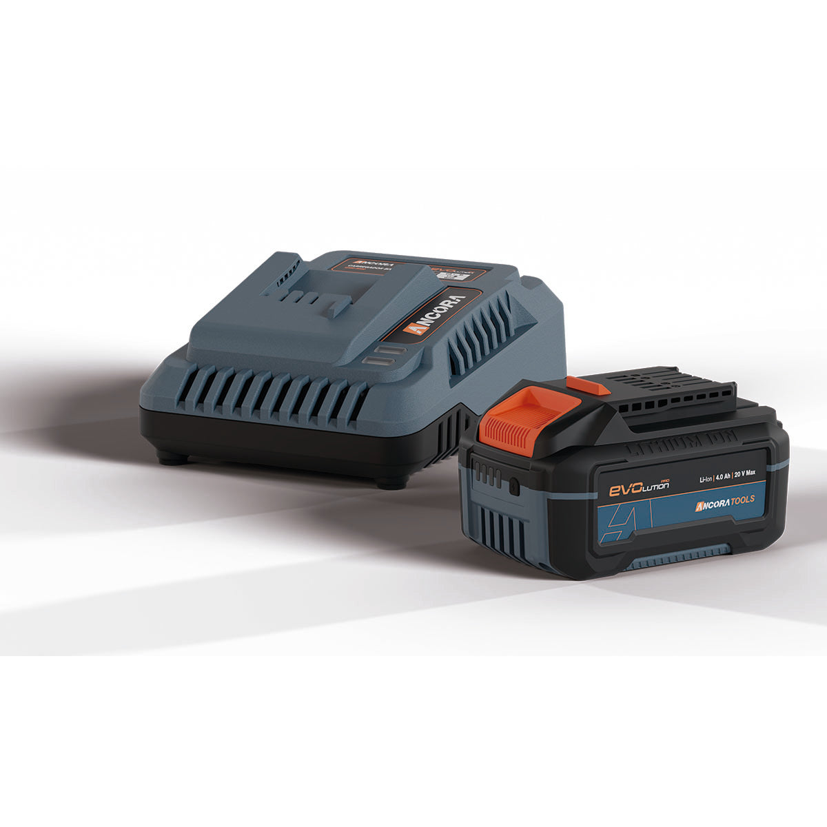 Kit Carregador Bivolt e Bateria Evo 4Ah 20V Ancora Tools