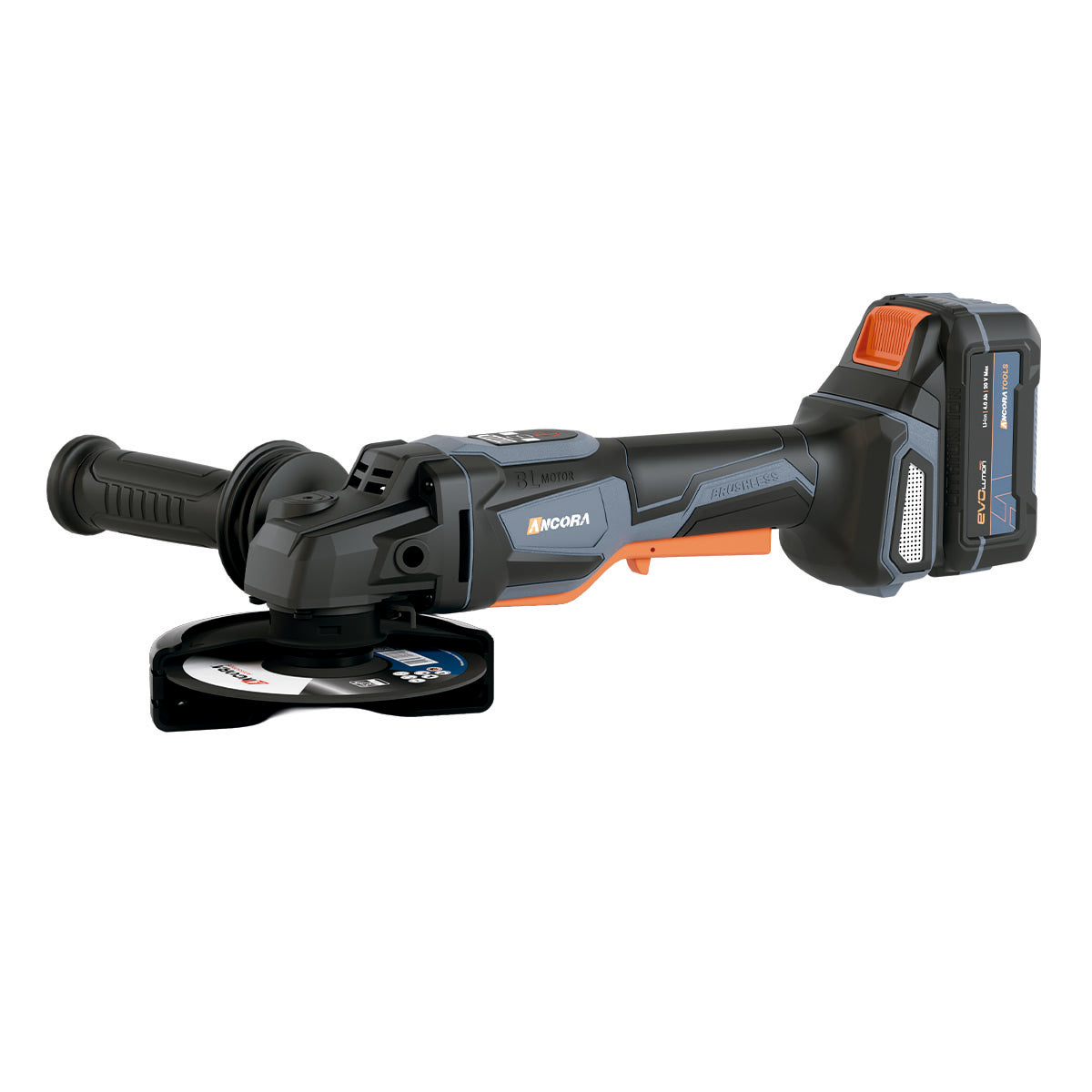 Esmerilhadeira Angular Profissional Brushless 10000rpm Ancora Tools c/Bateria e Carregador