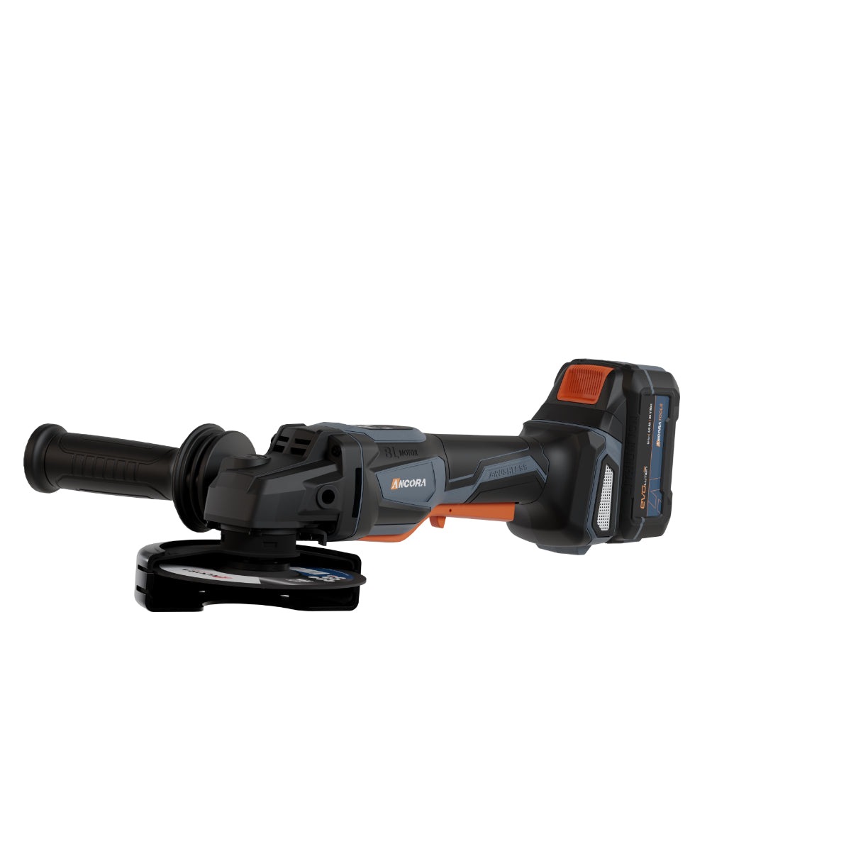 Esmerilhadeira Angular Profissional Brushless 10000rpm Ancora Tools c/Bateria e Carregador