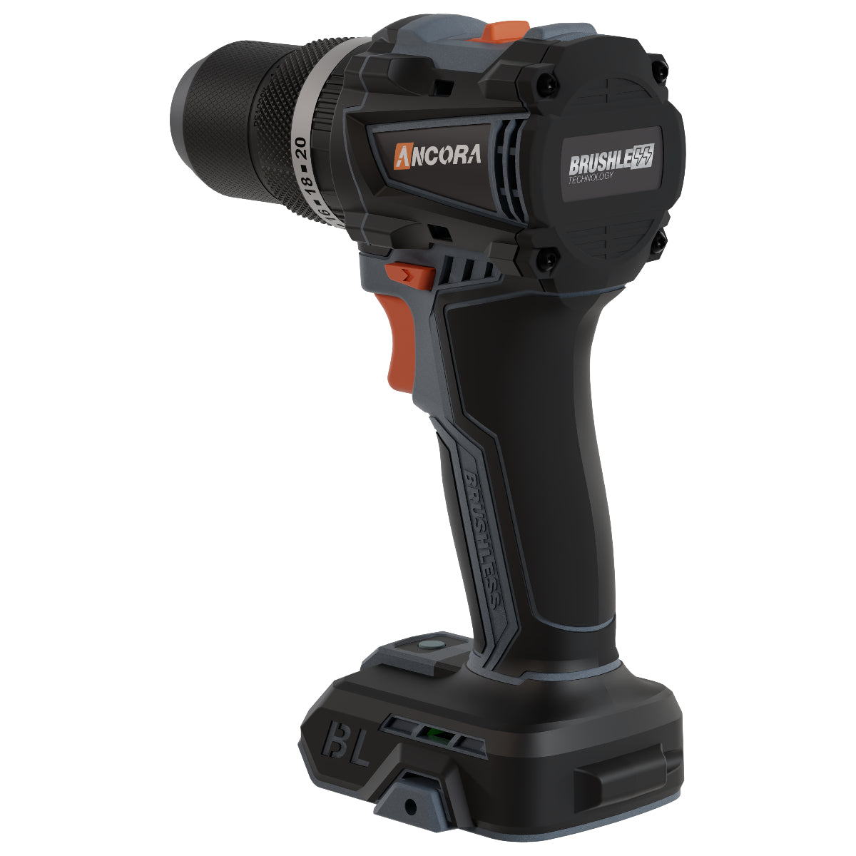Parafusadeira Furadeira de Impacto Brushless 29600ipm Ancora Tools S/Bateria