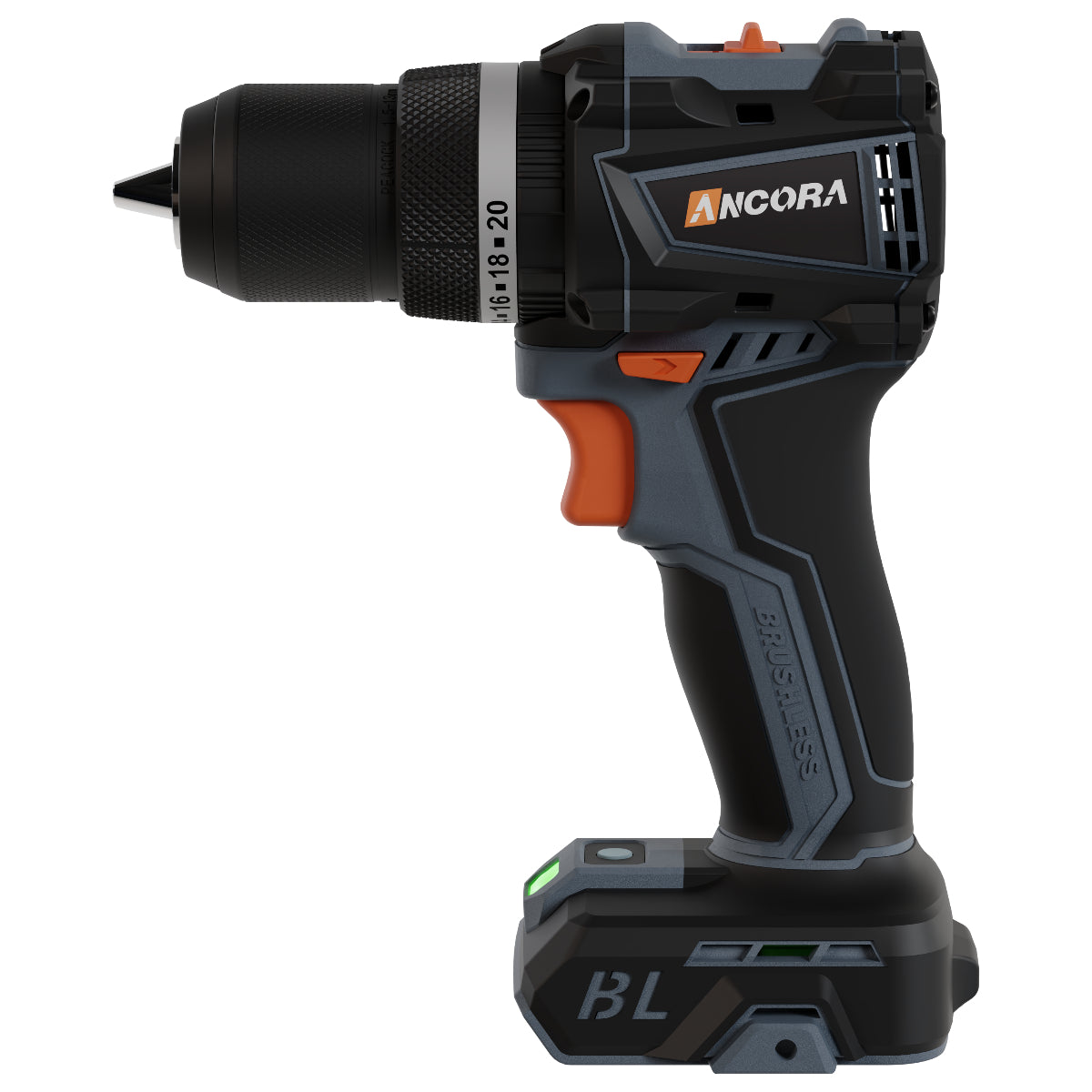 Parafusadeira Furadeira de Impacto Brushless 29600ipm Ancora Tools S/Bateria