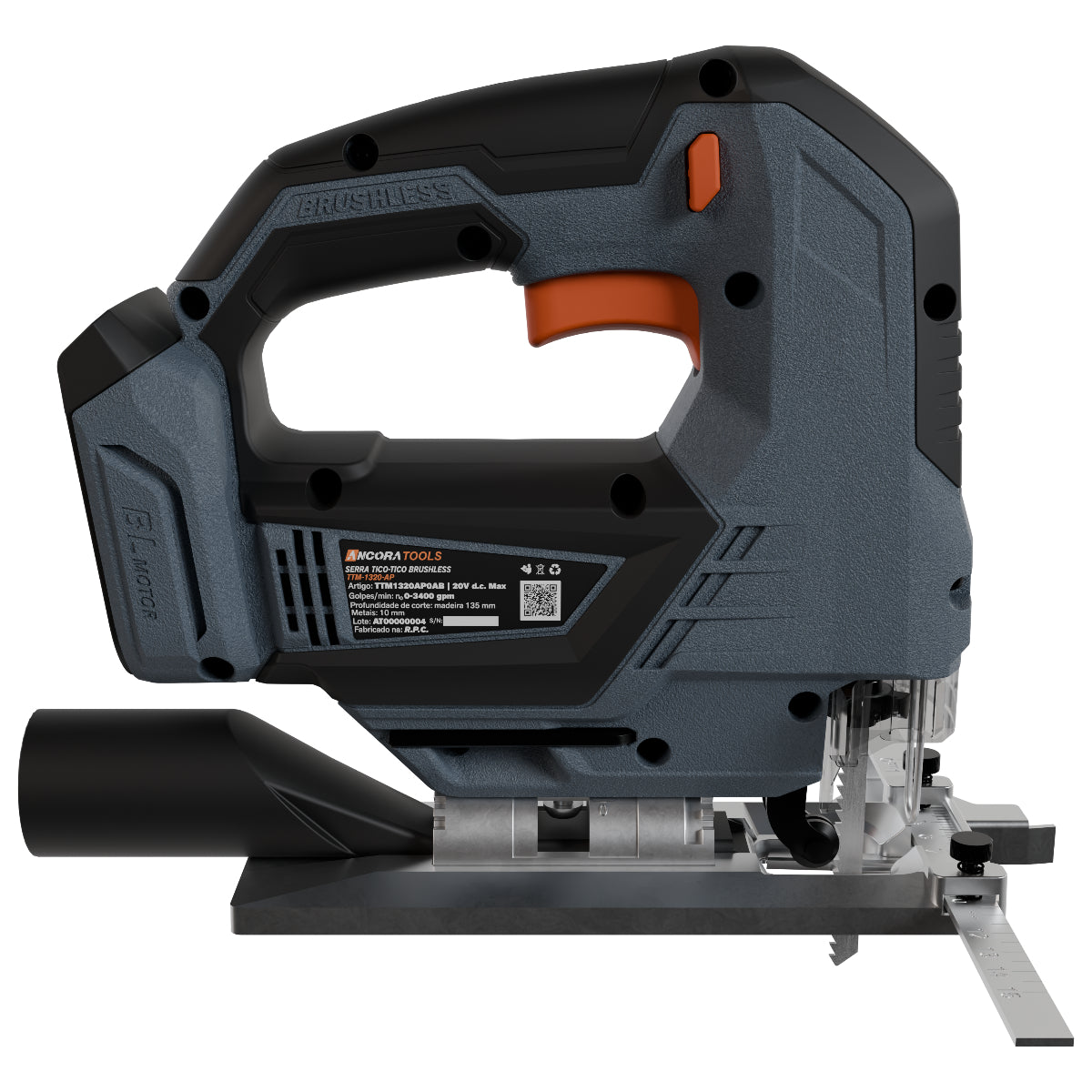 Serra Tico Tico Profissional Brushless Ancora Tools 3400gpm s/Bateria
