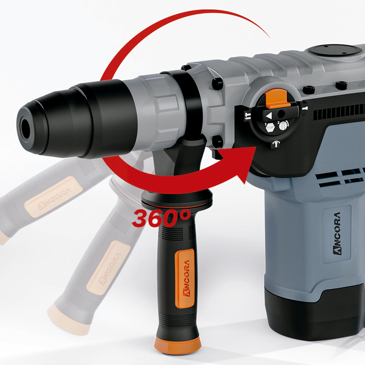 Martelo Perfurador Rompedor Profissional Ancora Tools SDS Max 9J 220V