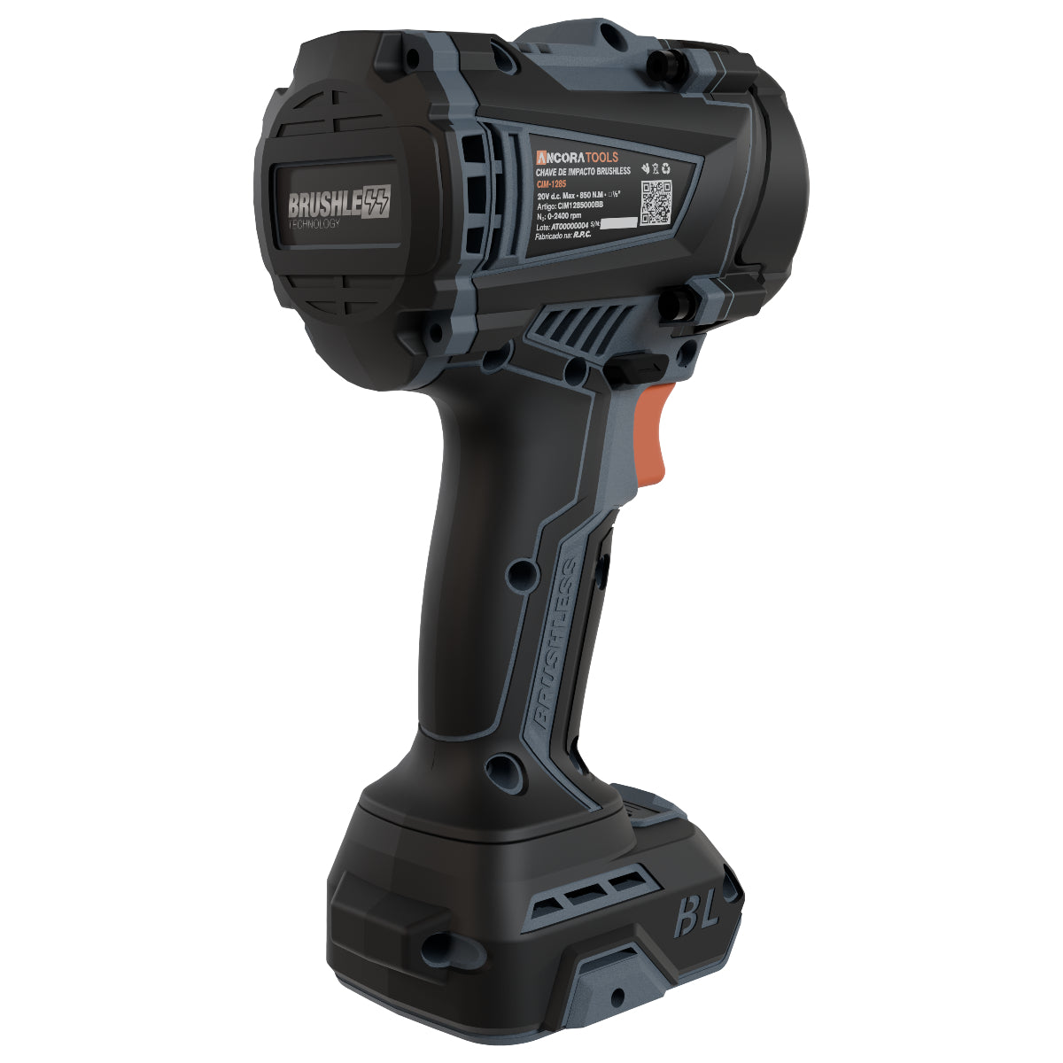 Chave de Impacto Profissional Brushless 850nm Ancora Tools S/Bateria