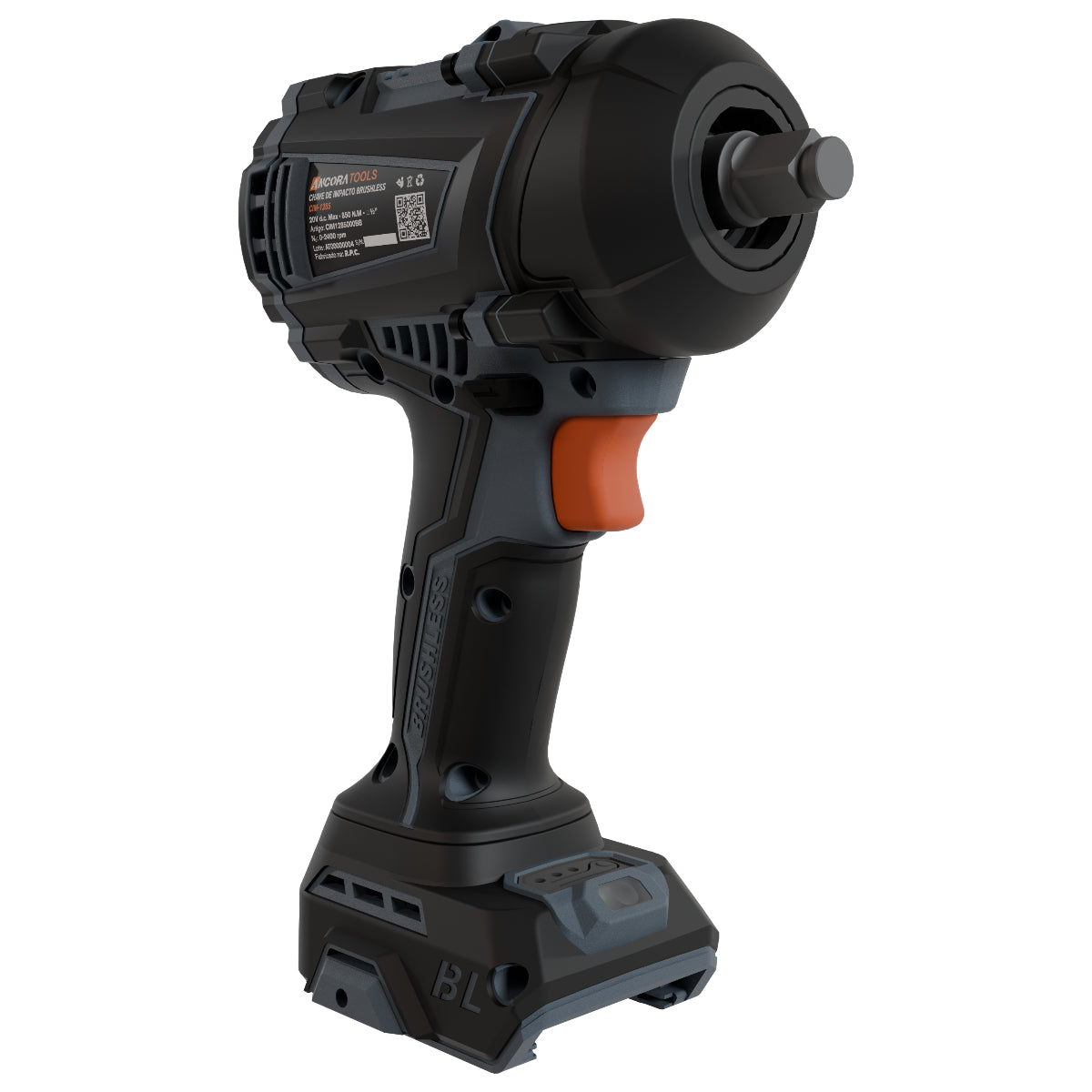 Chave de Impacto Profissional Brushless 850nm Ancora Tools S/Bateria