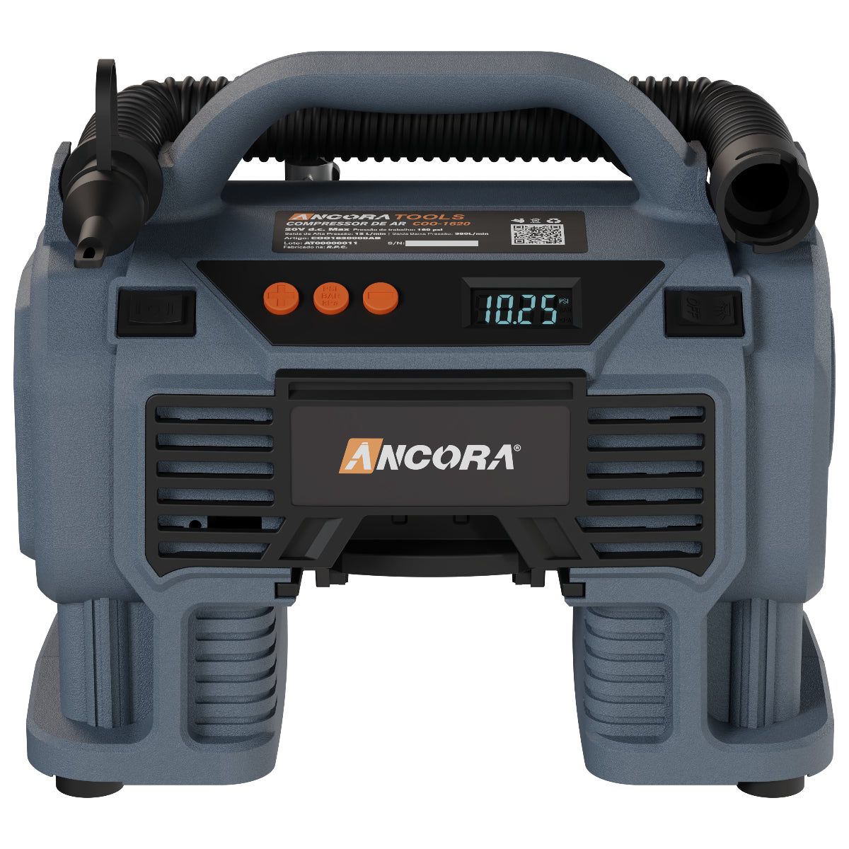 Compressor de Ar Portátil Ancora Tools 160PSI S/Bateria