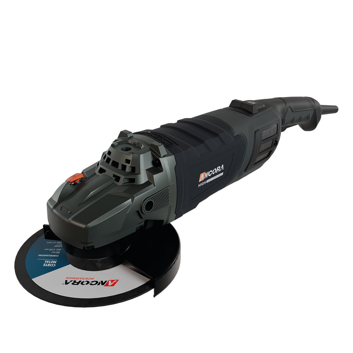 Esmerilhadeira Angular High Performance Brushless 3200w Ancora Tools 220v