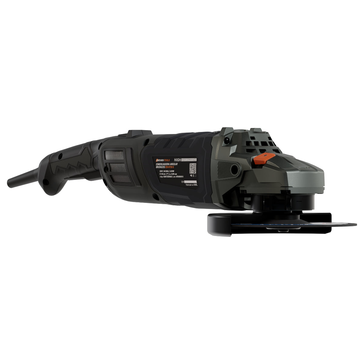 Esmerilhadeira Angular High Performance Brushless 3200w Ancora Tools 220v