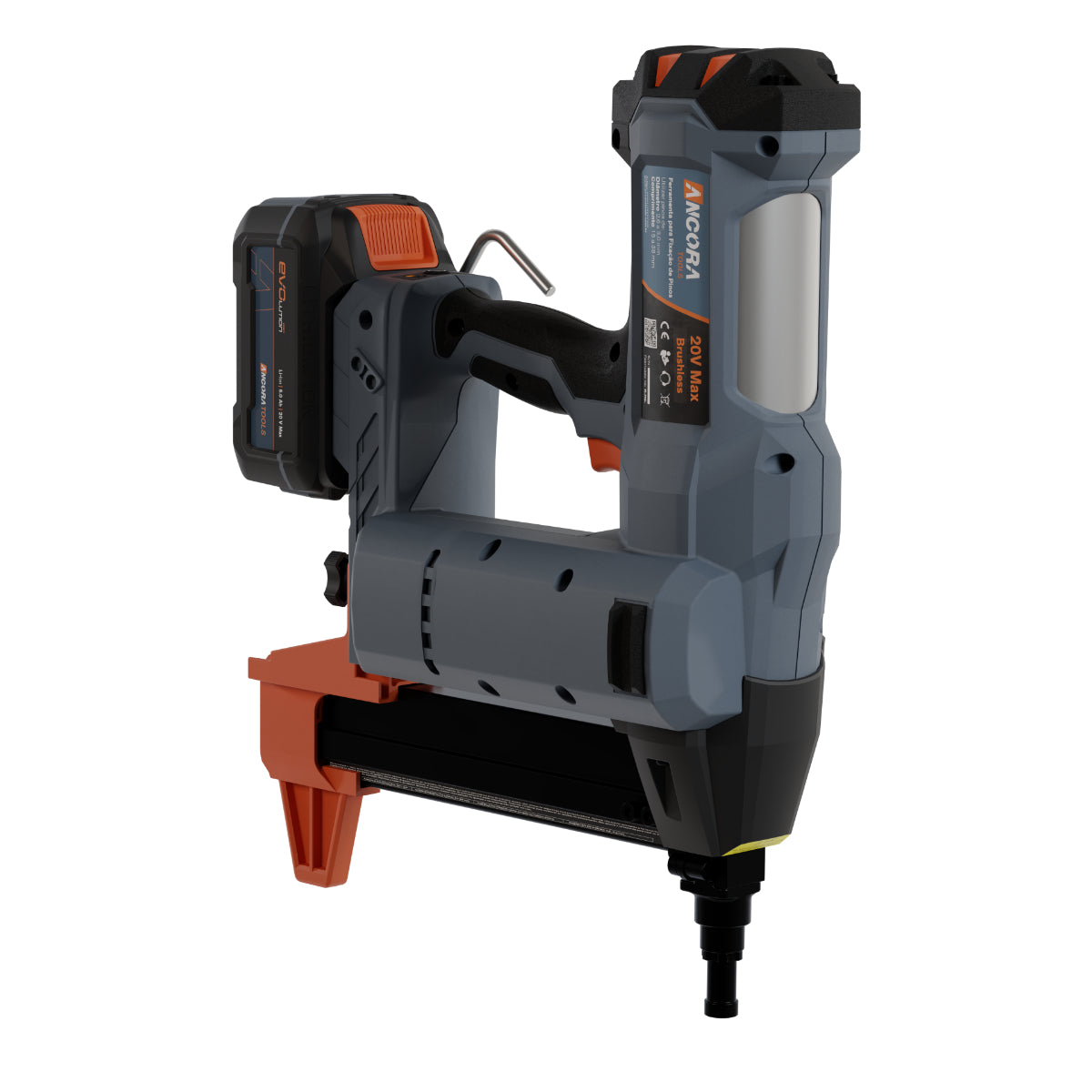 Ferramenta de Fixação em Concreto e Aço Agille Ancora Tools Brushless c/ 2 Baterias 5.0AH Carregador e Maleta