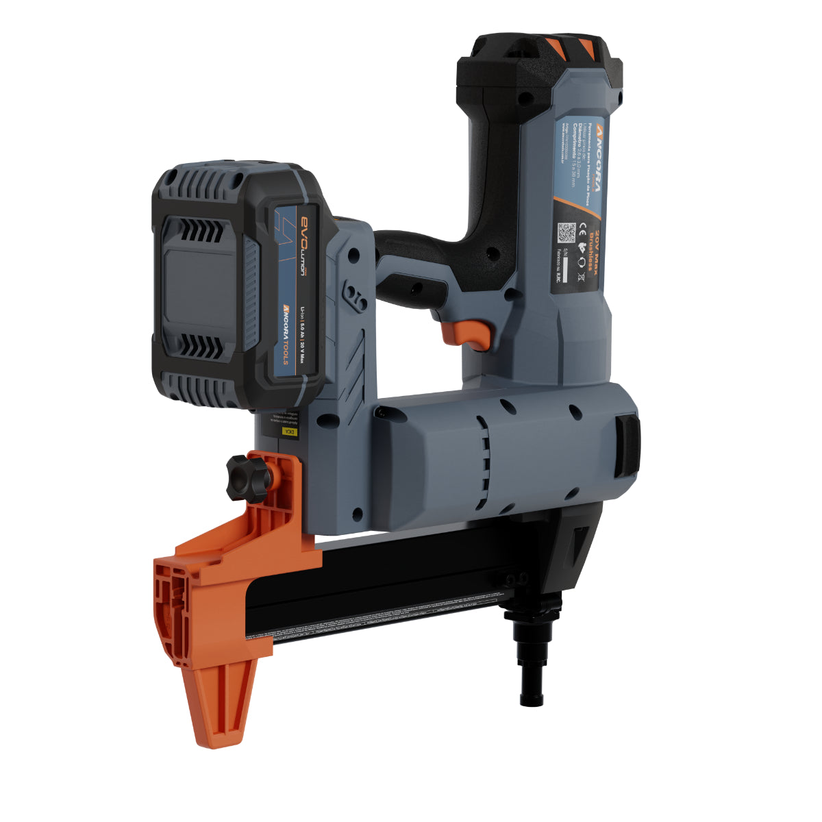 Ferramenta de Fixação em Concreto e Aço Agille Ancora Tools Brushless c/ 2 Baterias 5.0AH Carregador e Maleta