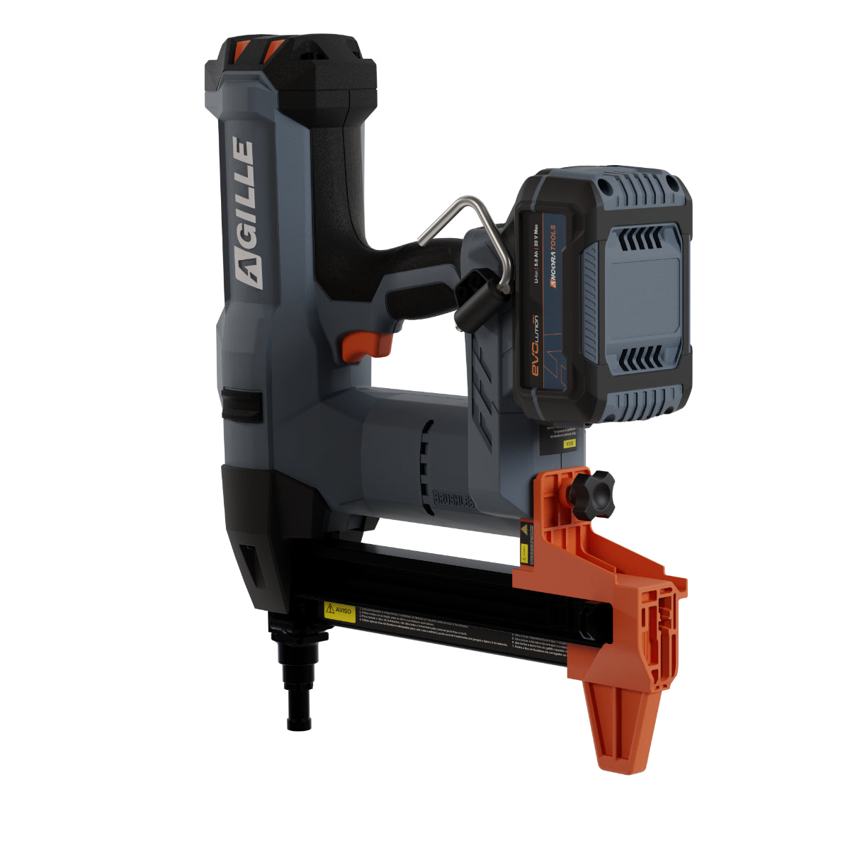 Ferramenta de Fixação em Concreto e Aço Agille Ancora Tools Brushless c/ 2 Baterias 5.0AH Carregador e Maleta