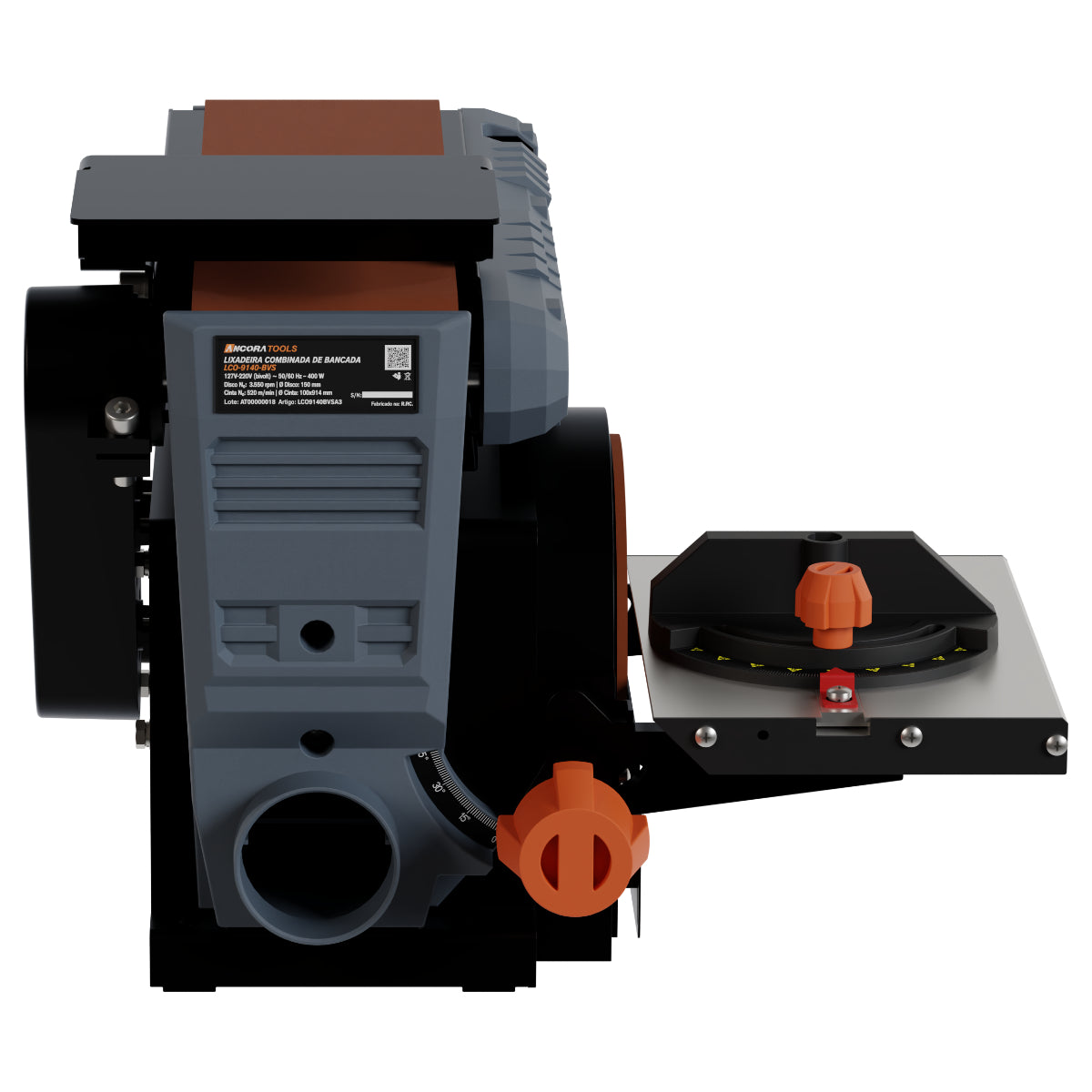 Lixadeira de Cinta Combinada com Bancada Ancora Tools 400w Bivolt