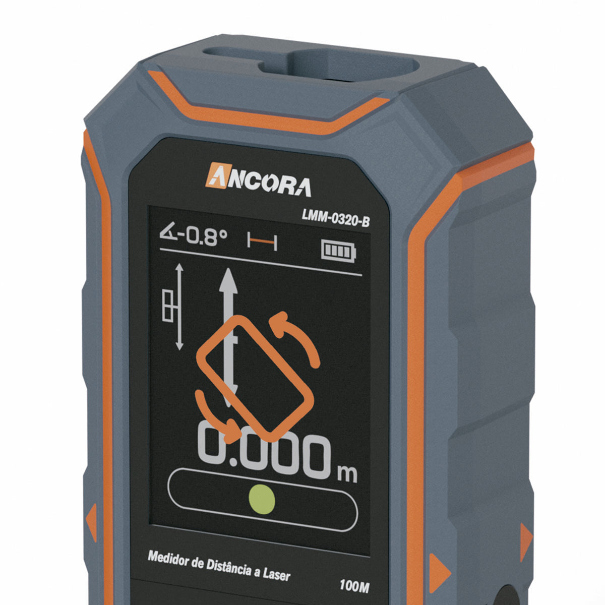 Medidor de Distancia a Laser Bidirecional 200m Ancora Tools