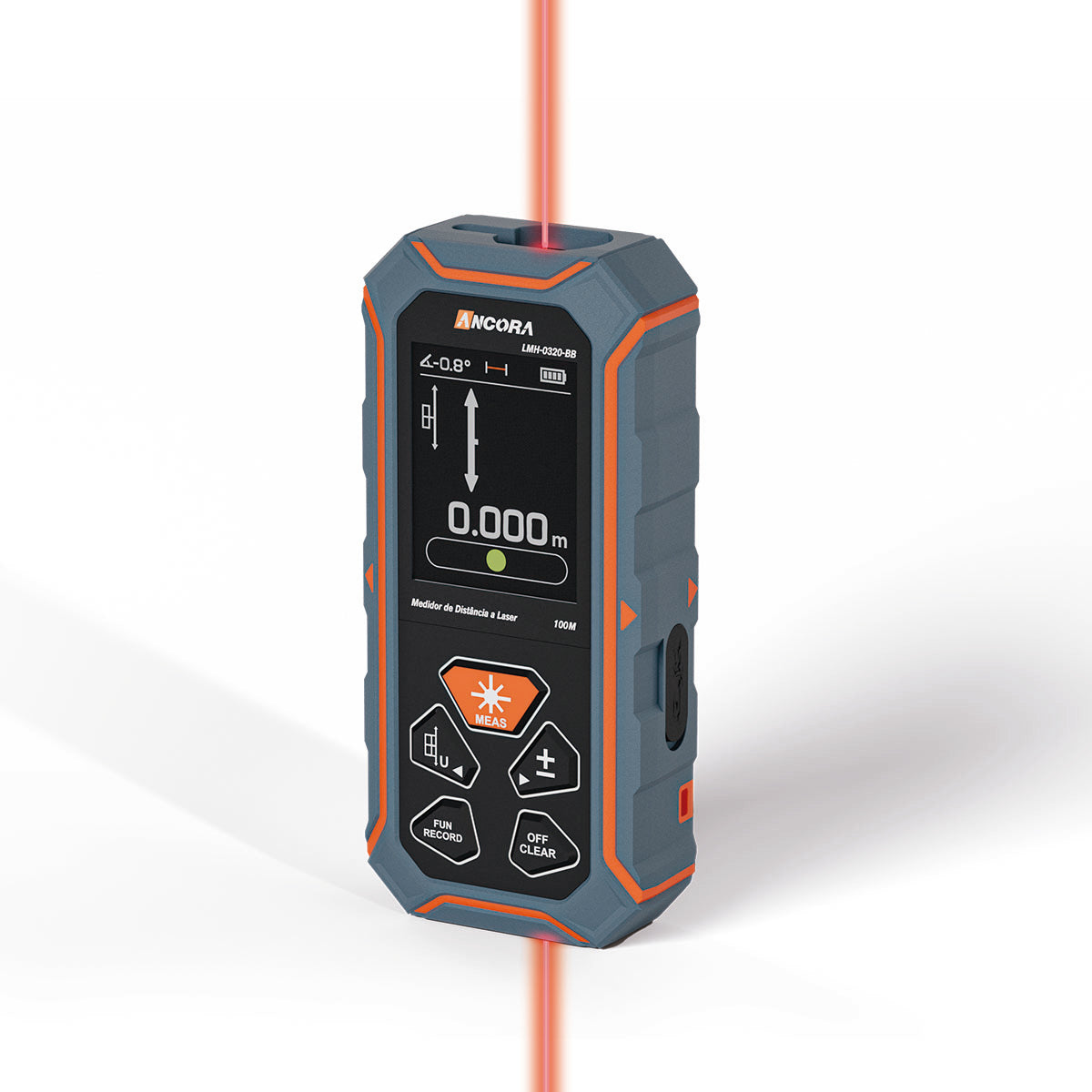 Medidor de Distancia a Laser Bidirecional 200m Ancora Tools