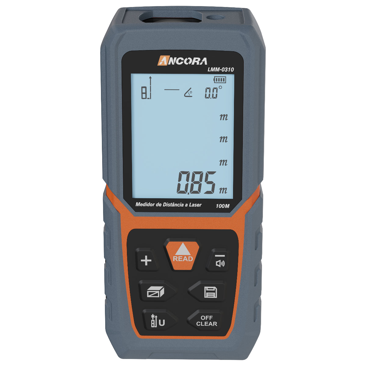 Medidor de Distancia a Laser Multifunções 100m Ancora Tools
