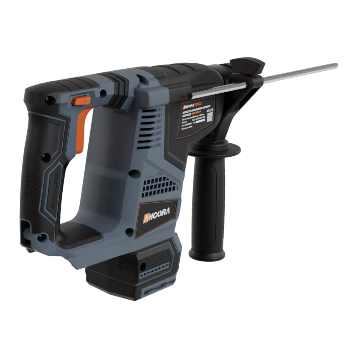 Martelete Perfurador Rompedor Profissional Brushless 2.6J Ancora Tools s/ Bateria