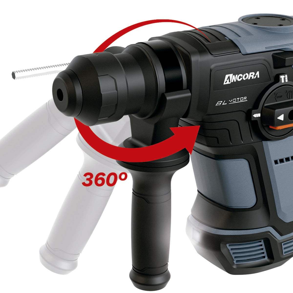 Martelete Perfurador Rompedor Brushless Ancora Tools 4J S/ Bateria