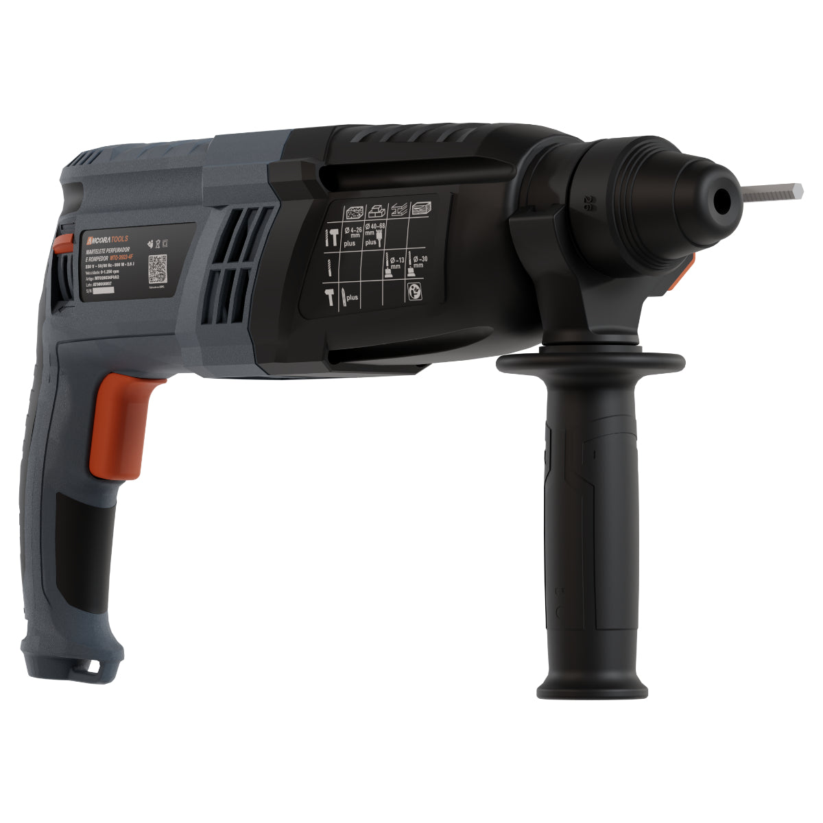 Martelete Perfurador Rompedor 2.6J Ancora Tools 800W 127V