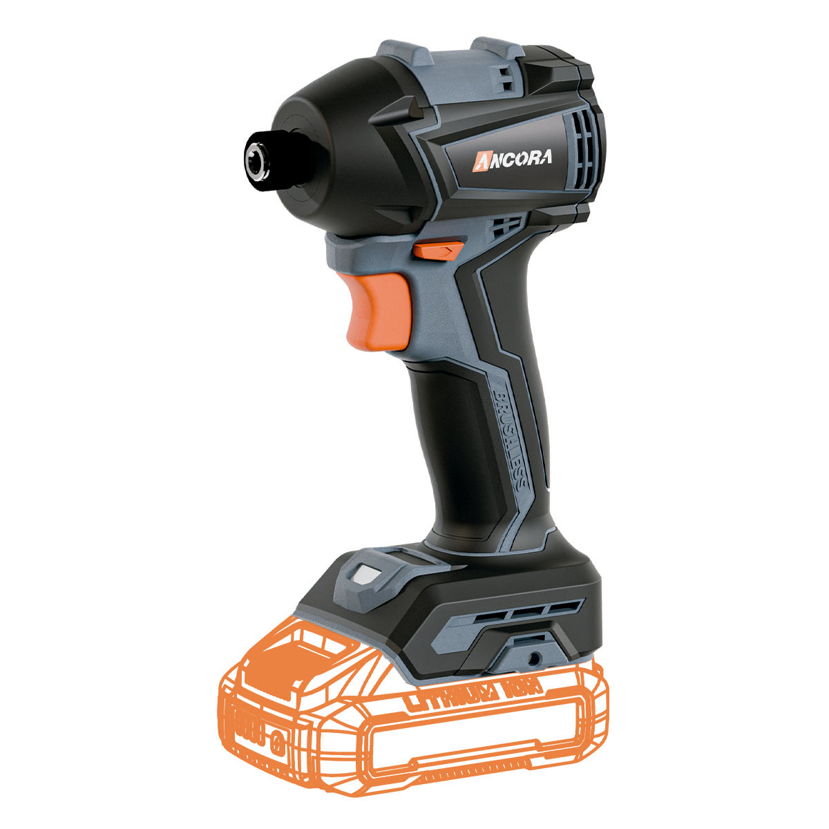 Parafusadeira de Impacto Brushless 4300ipm Ancora Tools S/Bateria