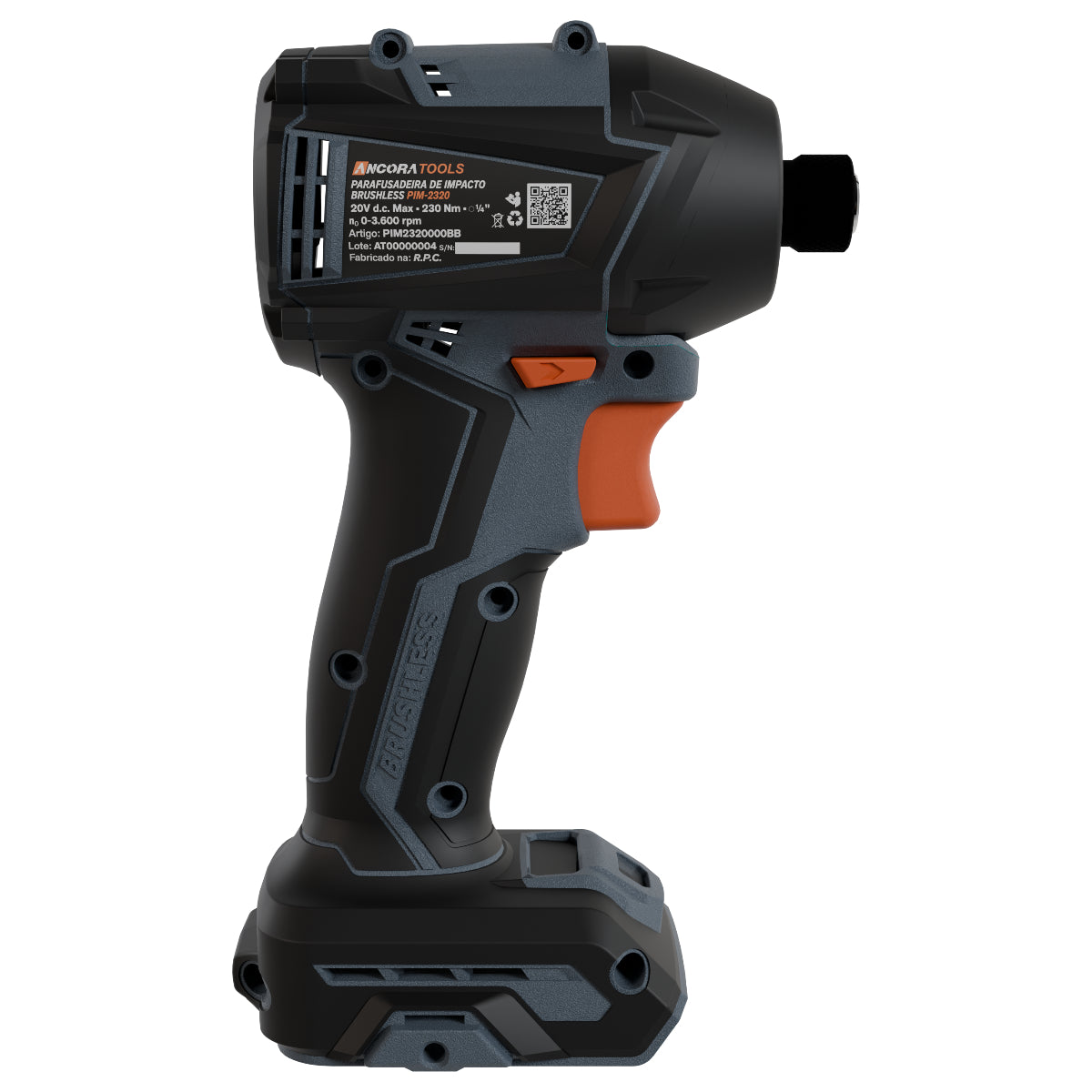 Parafusadeira de Impacto Brushless 4300ipm Ancora Tools S/Bateria