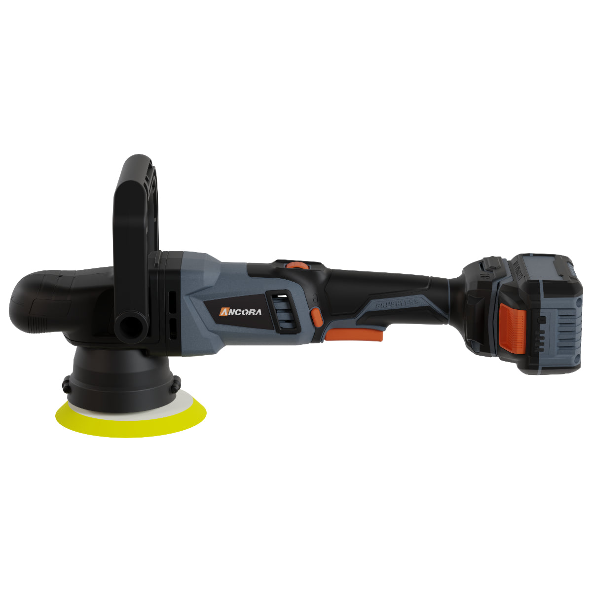Politriz Roto Orbital Profissional Brushless 5500rpm Ancora Tools c/ Bateria e Acessórios