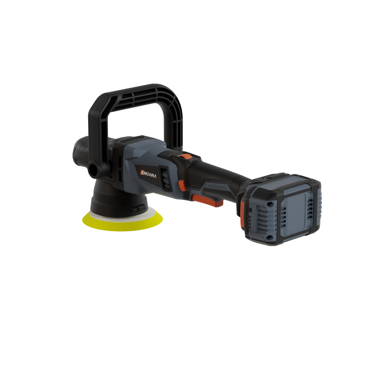 Politriz Roto Orbital Profissional Brushless 5500rpm Ancora Tools c/ Bateria e Acessórios