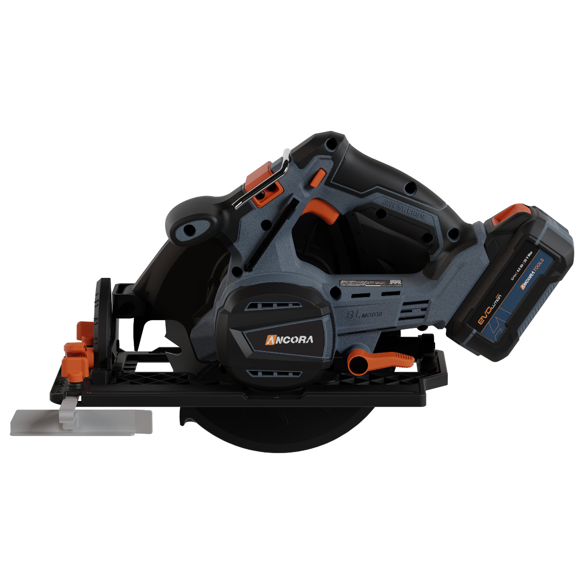 Serra Circular Profissional Brushless 5500rpm Ancora Tools c/ Bateria e Carregador
