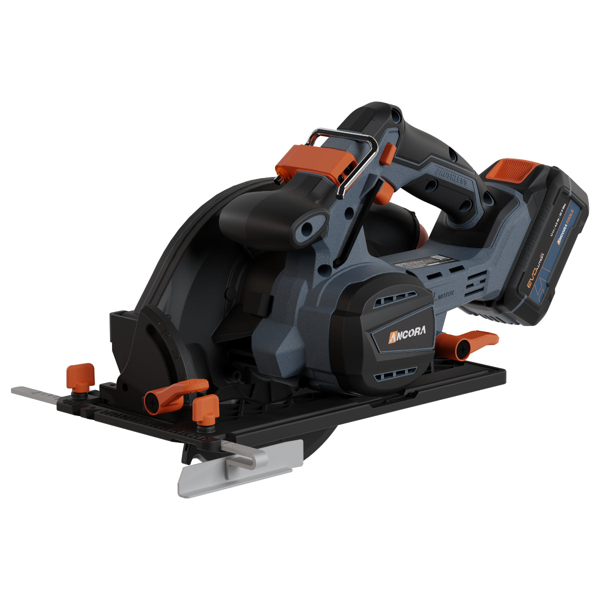 Serra Circular Profissional Brushless 5500rpm Ancora Tools c/ Bateria e Carregador