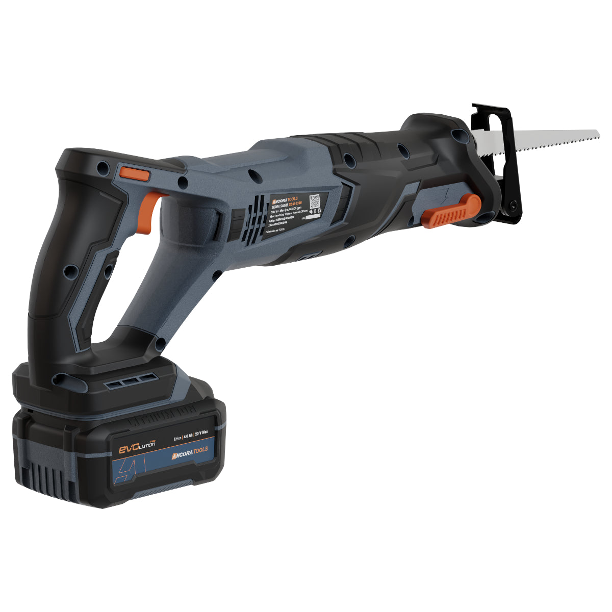 Serra Sabre Profissional Multiuso Ancora Tools 3100gpm c/ Bateria e Maleta