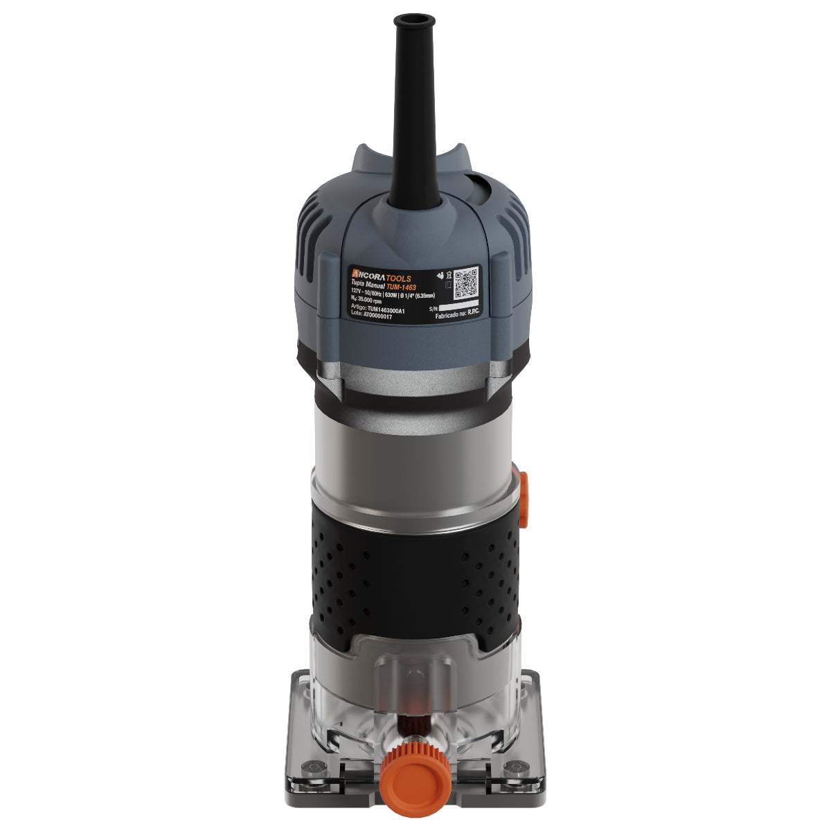 Tupia Manual Laminadora 630W Ancora Tools 127V
