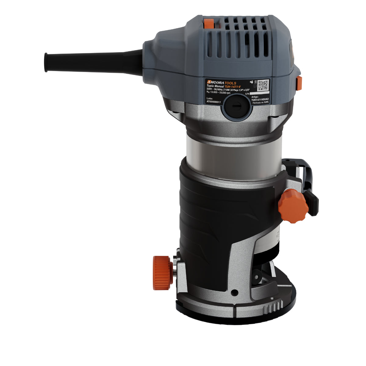 Kit Tupia Laminadora de Coluna com Base de Imersão e Base para Cortes Ancora Tools 220V